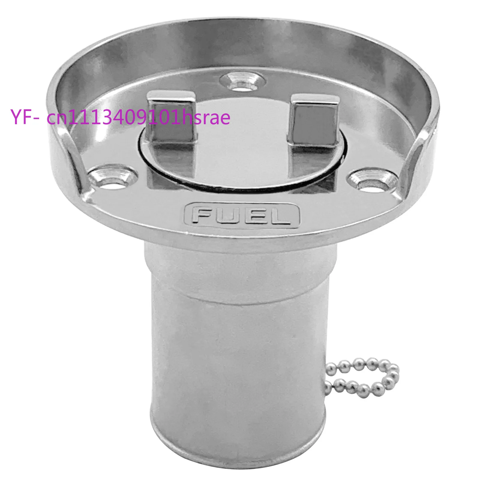 38mm Fuel Water Filling Port With Retainer 316 Stainless Steel Marine Deck Fill Inlet Yacht RV Boat Hardware Accessories