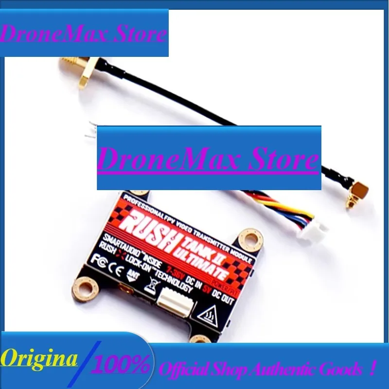 DroMaRUSH Tank II Ultimate 5.8G FPV VTX – 48CH RaceBand, Adjustable 25/200/500/800mW, Pitmode, 2-8S, Long Range Racing Drone