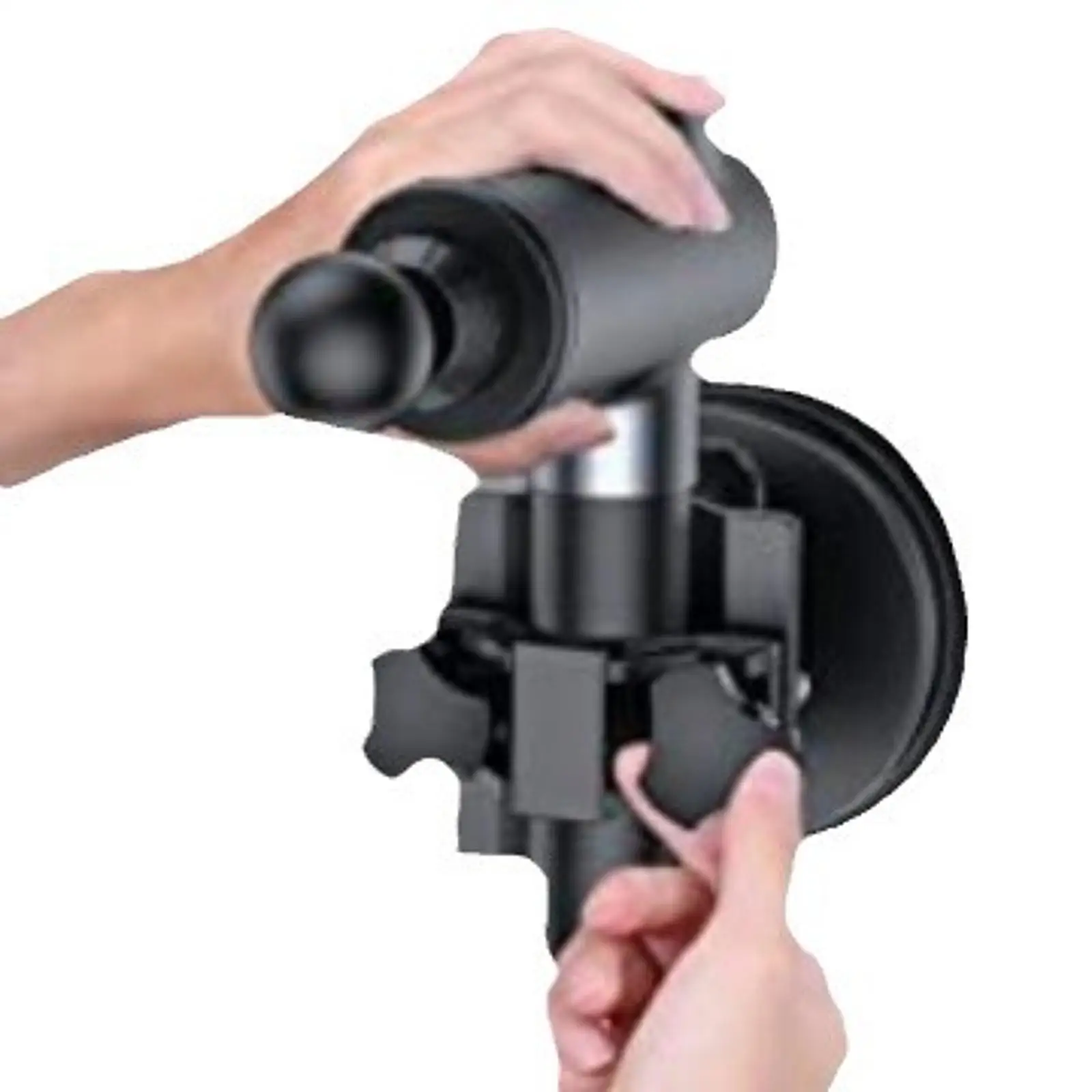 

Massage Machine Holder Easy Installation for Self Massage Hard to Reach Areas Free Hands Massage Grip Holder Suction Cup Bracket