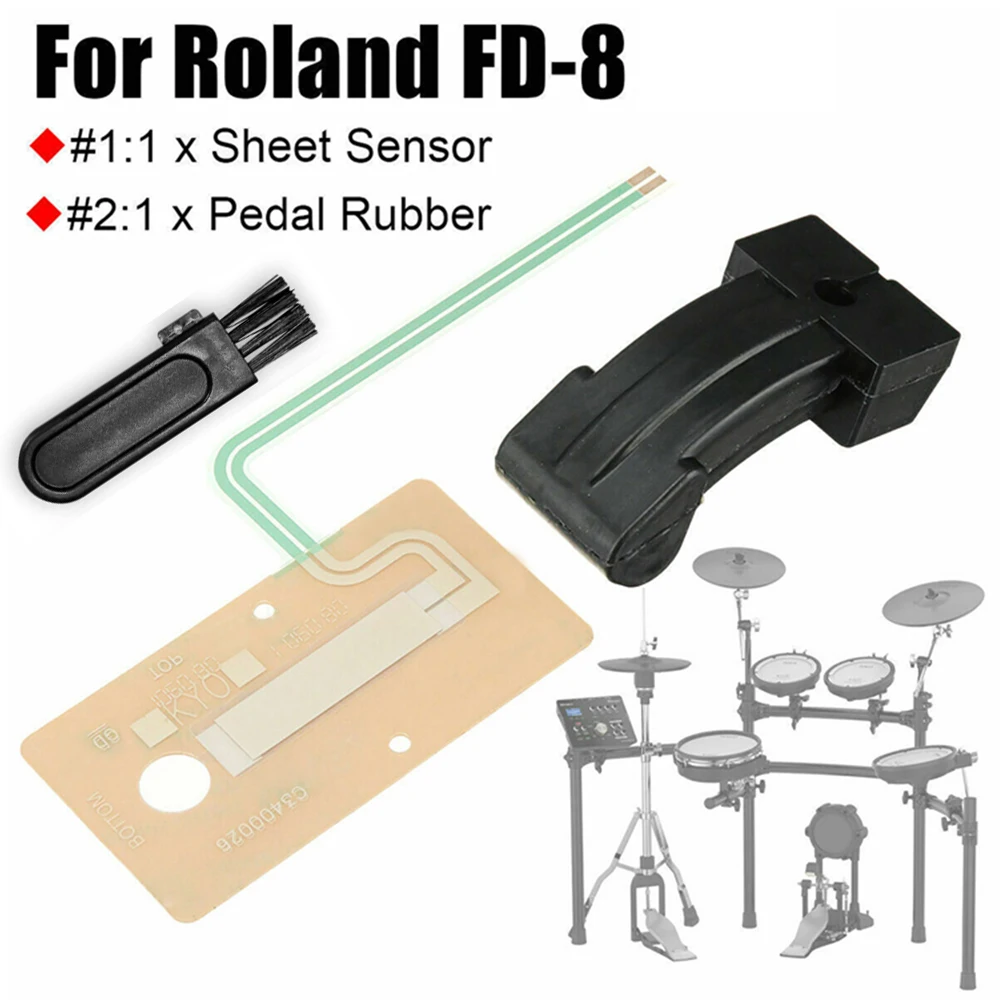 Sheet Sensor Actuator For Roland Drum Hi Hat Pedal Rubber Circuit TD4 9 11 For Roland FD-8 Hi Hat Pedal Rubber Inductive Switch