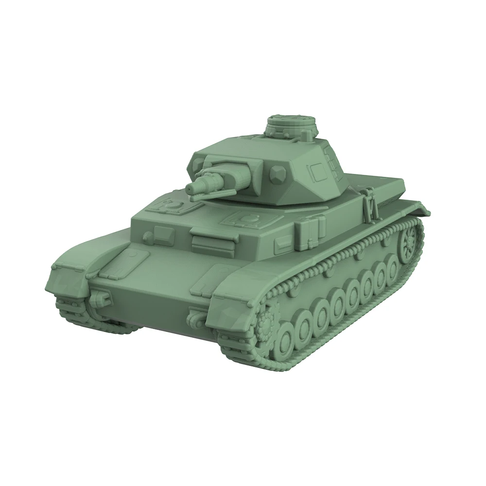 1/220 1/160 1/87 SSMODEL SS942 Spoorweg Militaire Model Kit Duitse Tank IV C Medium Tank