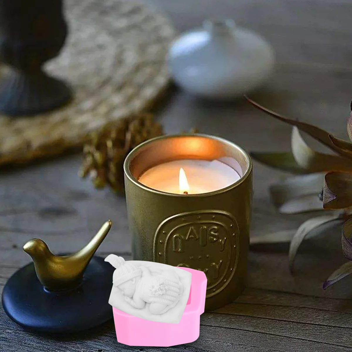 

Sleeping Baby Silicone Mold Food Grade Non-Stick Baking Tool For Cake Chocolate Diy Craft Pudding Ice Cube Soap