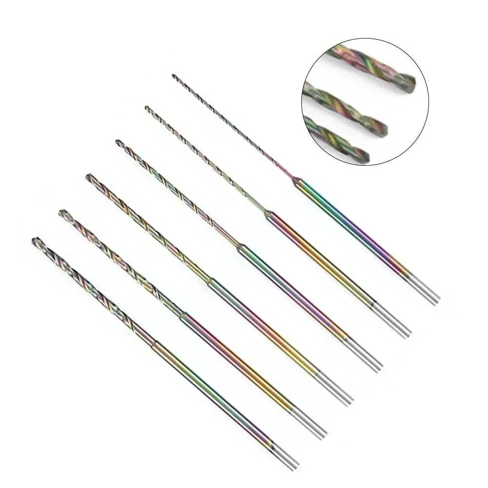 1pc broca 2.35mm haste 75mm temperado espiral ferramentas de perfuração buraco agulha endurecida bits para ferramenta de broca de driver elétrico