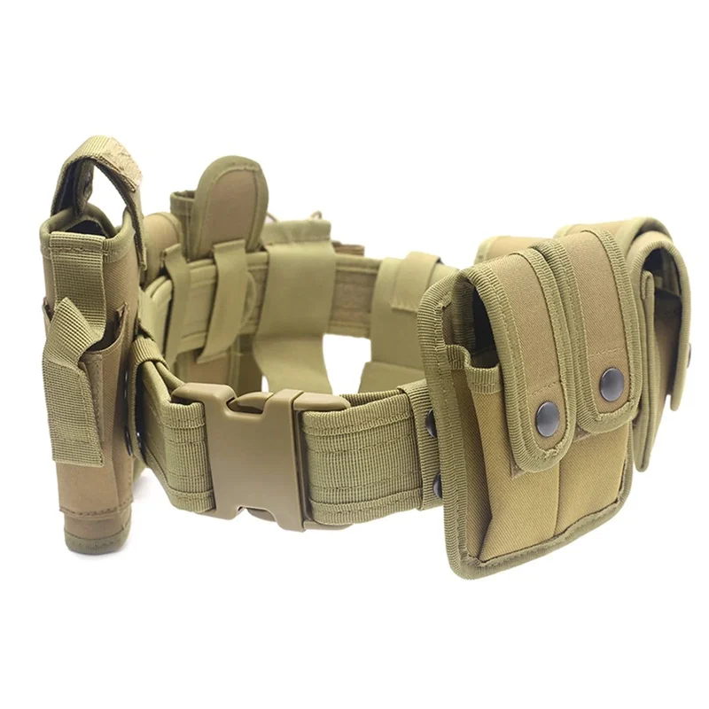 Police Security Guard Outdoor Utility Belt Versatile Modular Equipment System Molded Duty Belt