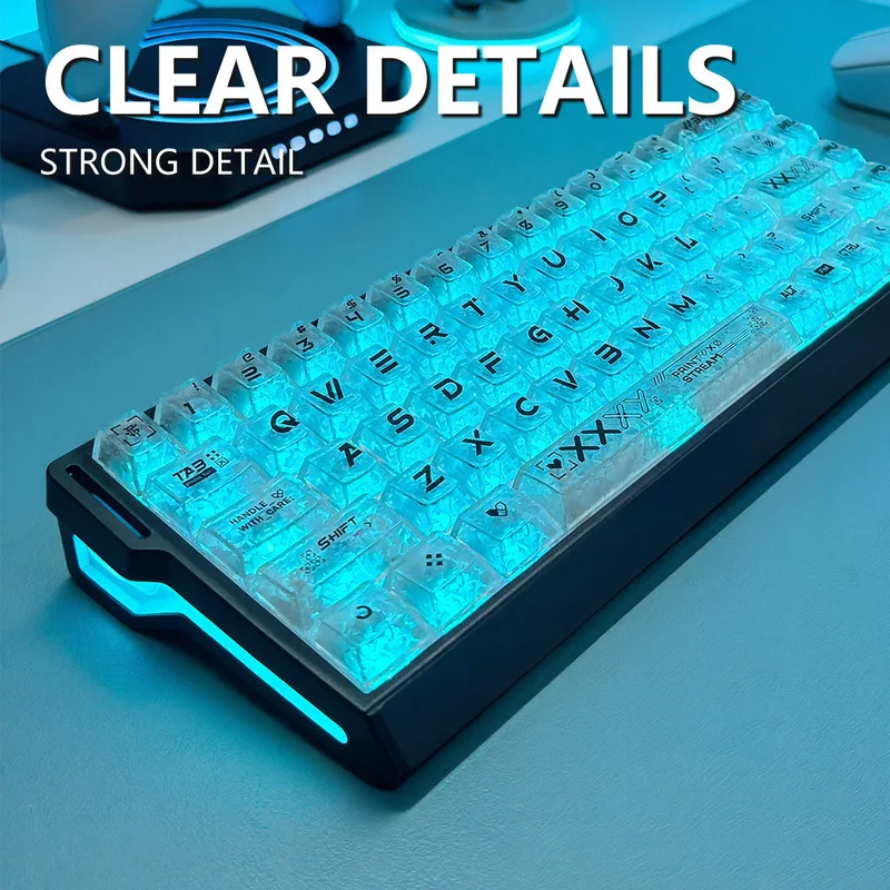 

CSGO Printstream Gaming Keycaps Mechanical Keyboard PC Carbon Fiber Material Cherry UV Printing Gaming Keyboard Custom Keycaps