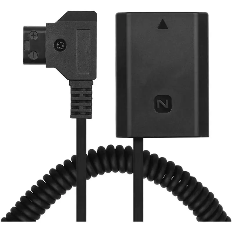 B76B NP-FZ100 Dummy Battery Power Adapter Cable for D-Tap For Sony A9 A7III A7S3 FX3 ZV-E1 External V-Mount Power Supply