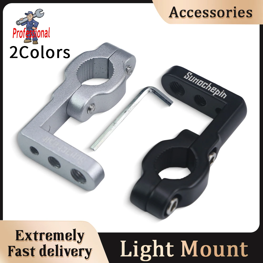 

Motorcycle Accessory Handlebar Holder Clamp Aluminum Alloy Motorcycle Rear View Mirror Bracket Handlebar Mount Adapter