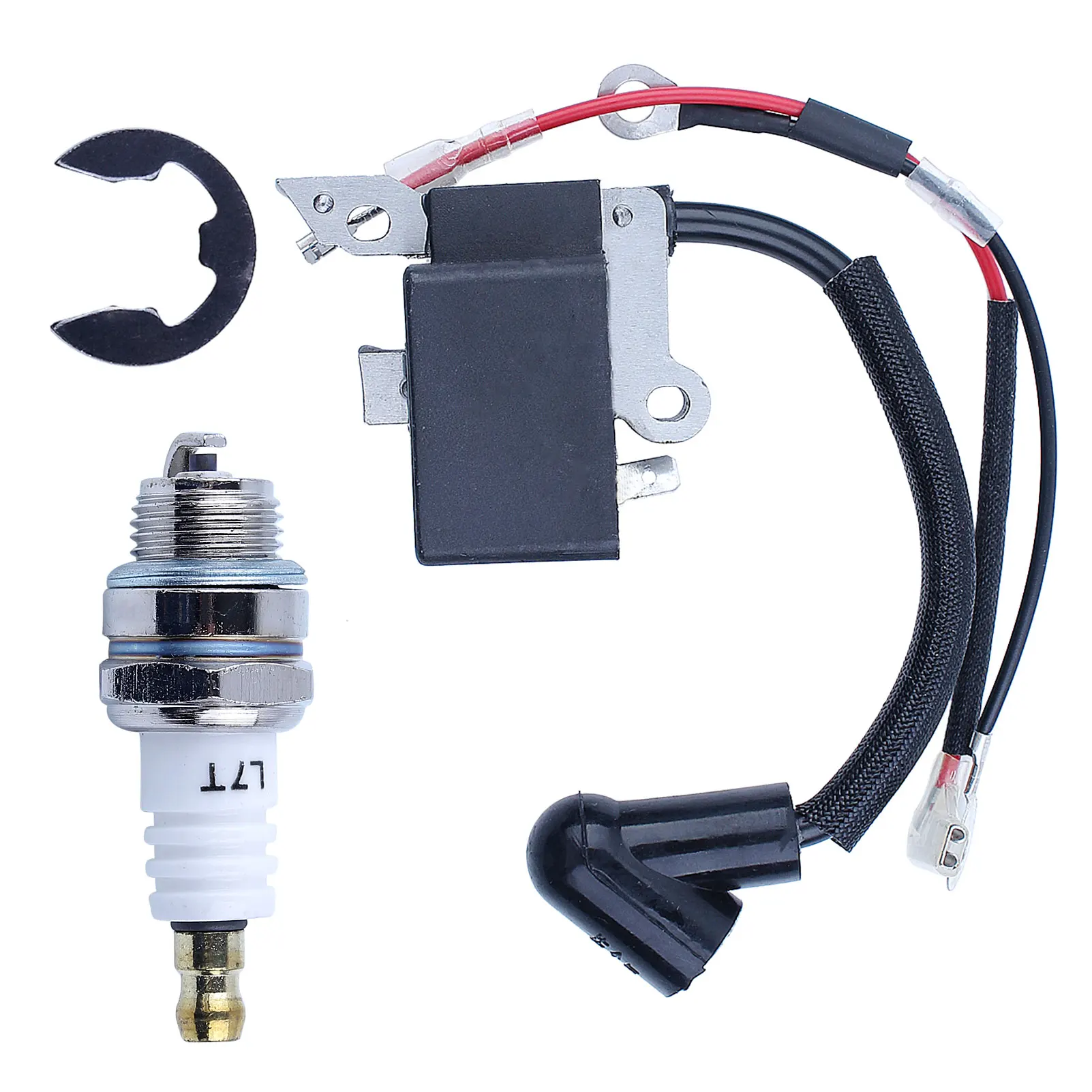 Spark Plug สำหรับ Husqvarna 235 136 137 141 23 26 36 41 W E-แหวนอะไหล่เลื่อยอะไหล่