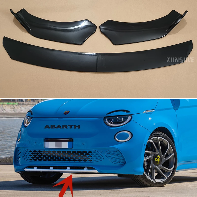 

4 шт., комплект аксессуаров для переднего бампера Fiat Abarth 500e 2023 2024