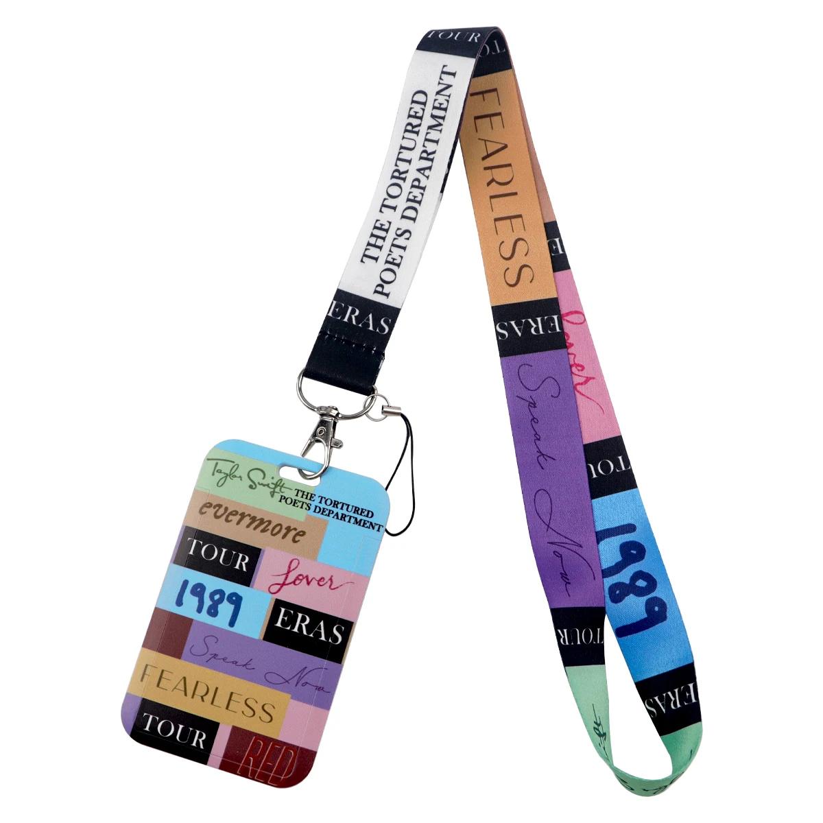 Pop Singer Neck Strap Lanyards Keychain Badge Holder Credit Card Pass Hang Rope Lariat Lanyard for Keys Charm Accessories Gifts