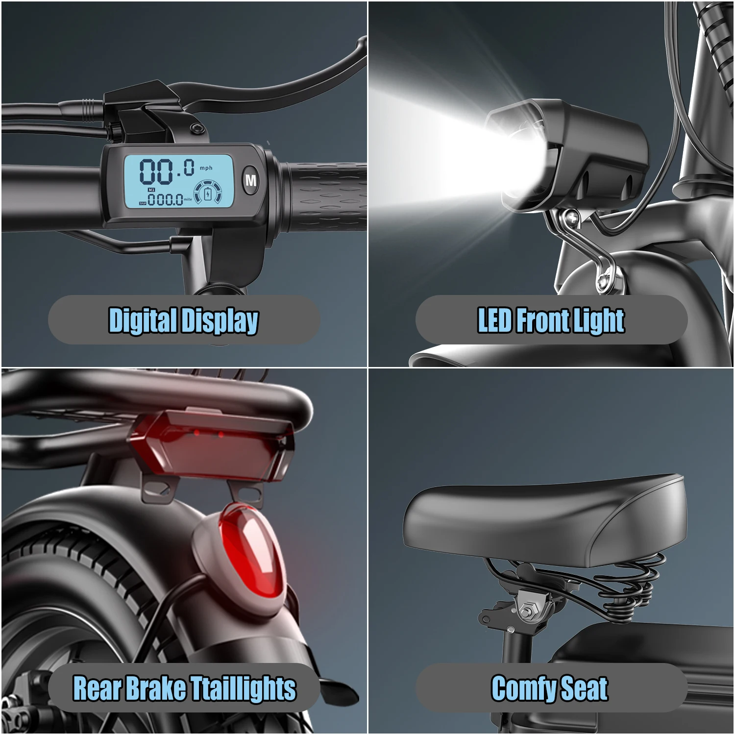 1000W Foldable Electric Scooter 7