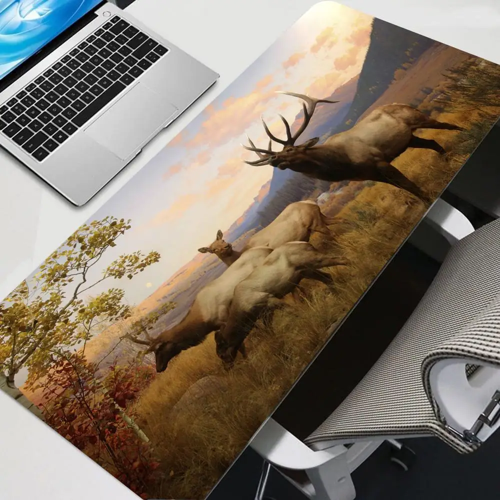 

Elk Mouse Pad 700x300xmm XXL 900x400mm Mouse Pad Computer Laptop Anime Keyboard Mouse Mat Large Mousepad Keyboards Gamers Decora