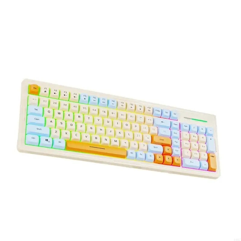Mechanical Feel Corded Keyboard For PC Gaming Office Color Backlights Optional 896C