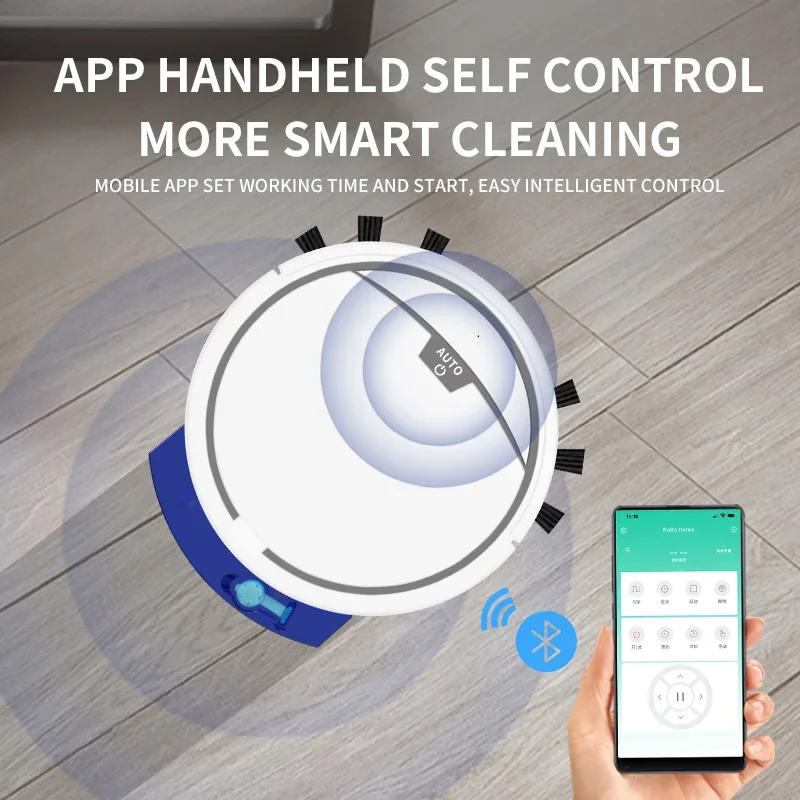 FirmHome StoreSmart Sweeping Robot App Controls Large Suction Robot Dry And Wet Sweeping And Mopping Smart Vacuum Cleaner Remote