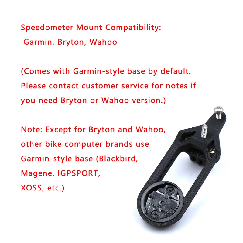 Short Version Integrated Handlebar Computer Mount For EXS / Giant Cadex / Manta Integrated Bar Bicycle Accessories