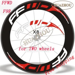 Rims Stickers for FFWD 700C F9R Fast Forward Fit 80 88 90 mm Depth Road Bike Bicycle Wheelset Accessories Decals Free Shipping