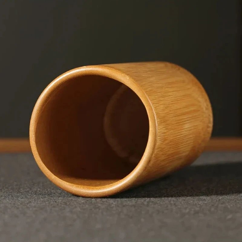 Bamboo Pen Holder Office Desktop Decorative Brush Holder Chinese Style Multifunctional Portable Design Studying Creative Gifts