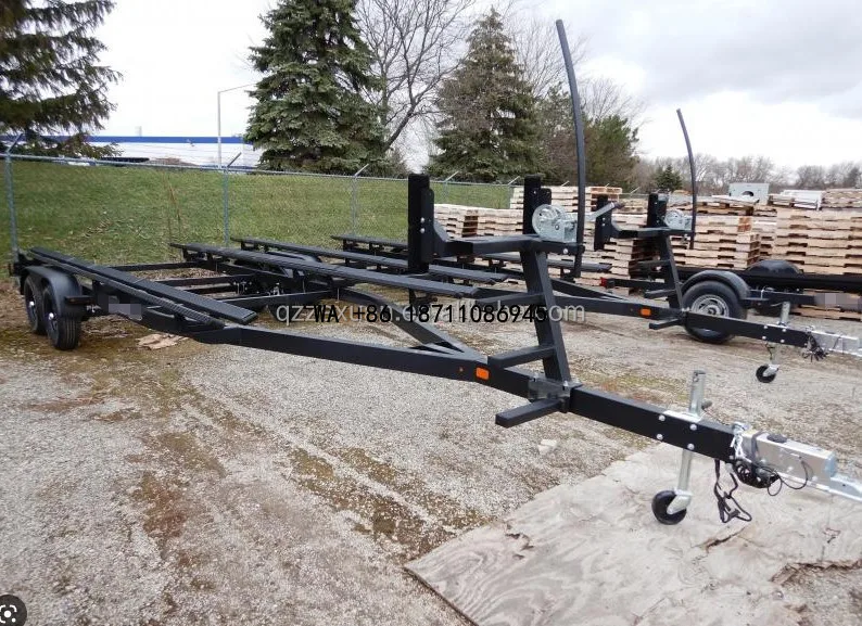 

（Factory Direct Sale）China Hot Aluminum Boat Trailer Manufacturer Double Axle Boat Trailers for Sale