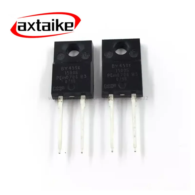 

10PCS BY329X BY329X-1500S BY459X BY459X-1500S 1500V 6A 10A TO220F-2 DIP Damper diode fast high-voltage