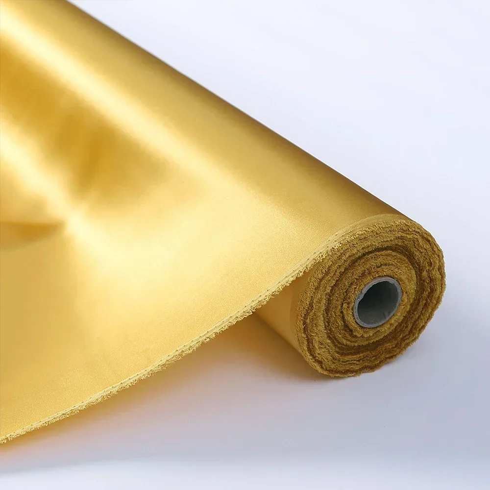 100% Pure Silk Fabric 140CM Width 22 Momme Natural Mulberry Silk Fabric High-quality Plain Crepe Satin