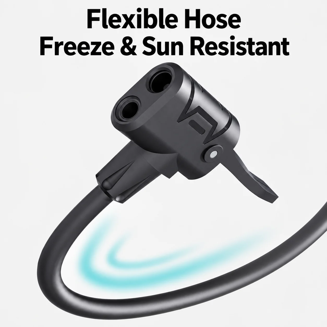 High Pressure Bicycle Floor Pump with Gauge Dual Valve Head Large Air Volume Tire Inflator for MTB Road Bikes