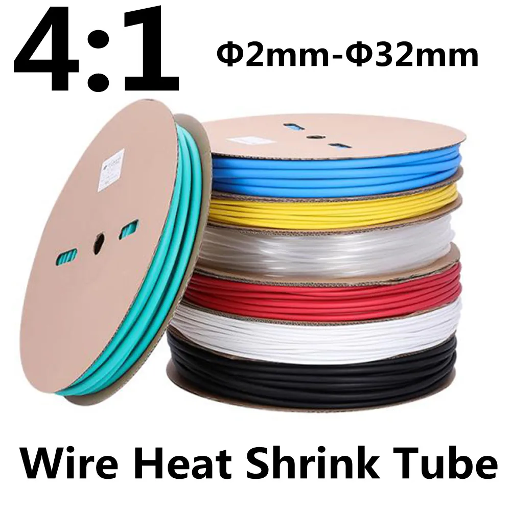 4: 1 Heat shrink tube 4mm transparent color