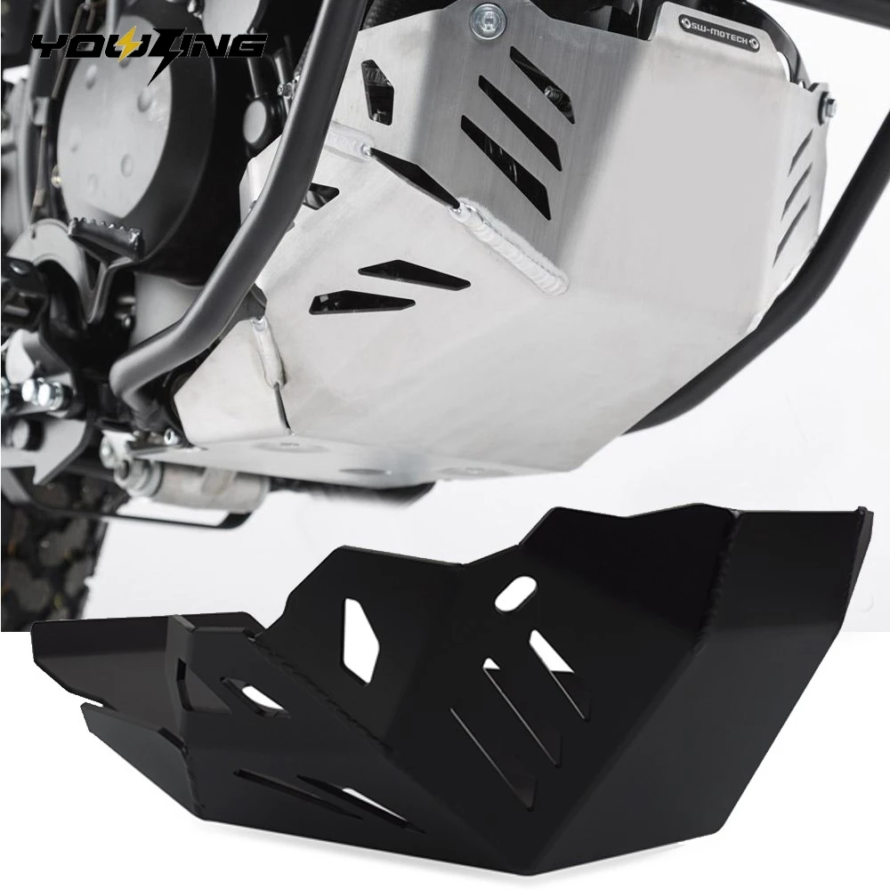 FOR Kawasaki KLR650 KLR 650 KLR650E 2008 2022 2023 2024 Chassis Engine Guard Bash Bottom Skid Plate Lower Frame Cover Protector - Image 6