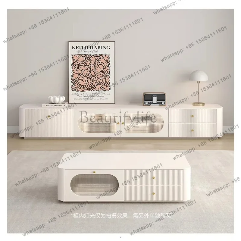 YJ Minimalist Luxury Tv Stands Living Room Cabinets White Modern Universal Tv Table Hallway Wood Suporte Para Tv Home Furniture