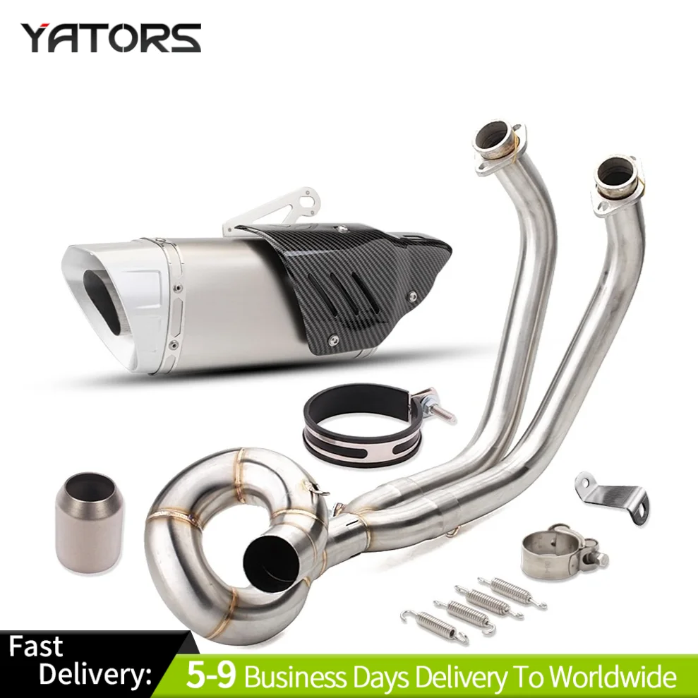 

Exhaust Pipe Muffler Full System 2012-2023 For Kawasaki Ninja 650 Z650 ER6N ER6F Exhaust Systems Exhausts Pipes