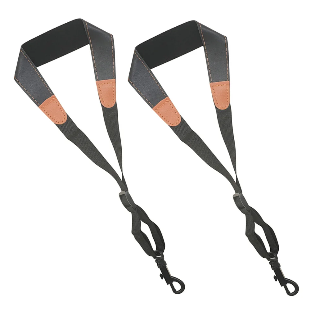 

2 Pcs Saxophone Strap Neck Hanging Accessory Accessories Straps Adjustable Shoulder for Alto Child