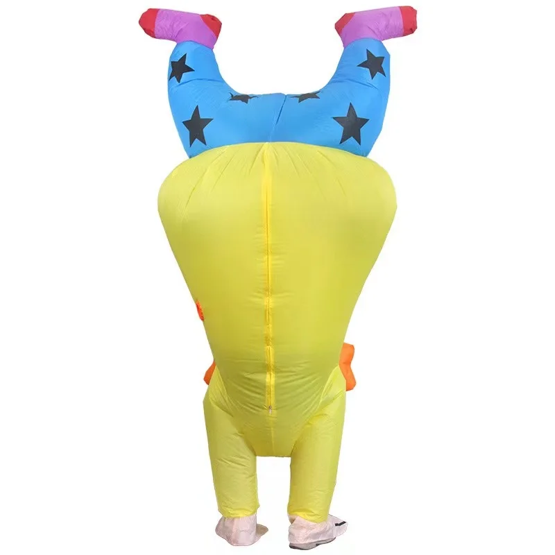 INS Funny Upside Down Clown Inflatable Costume Adult Hawaii Dance Party Decoration Halloween Carnivals Opening Celebration Gifts