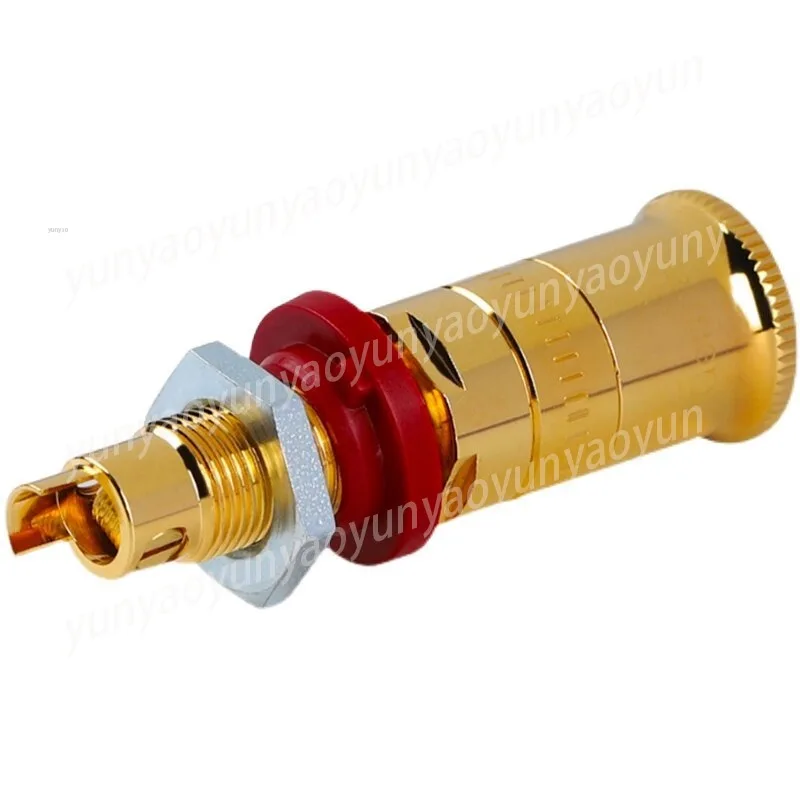 Bulk Gold Version Gold‑plated Solder‑free Speaker Terminal for Gall Power Amplifier