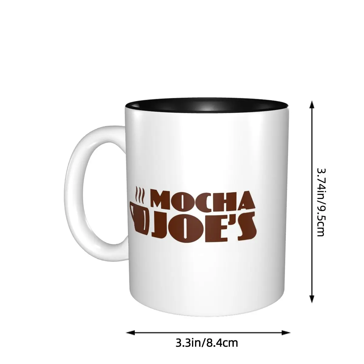 Coffee And Scones - Mocha Joe's Mug Funny Ceramic Coffee Cups Tea Mugs Milk Cup Drinkware Gift for Woman Man