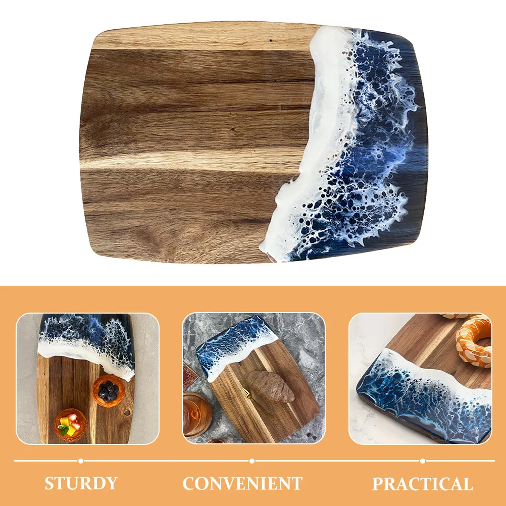 Resin Splicing Large Cutting Board Sturdy Kitchen Chopping Board for Meat Vegetables Fruits Steak Cutting Boards for Kitchen