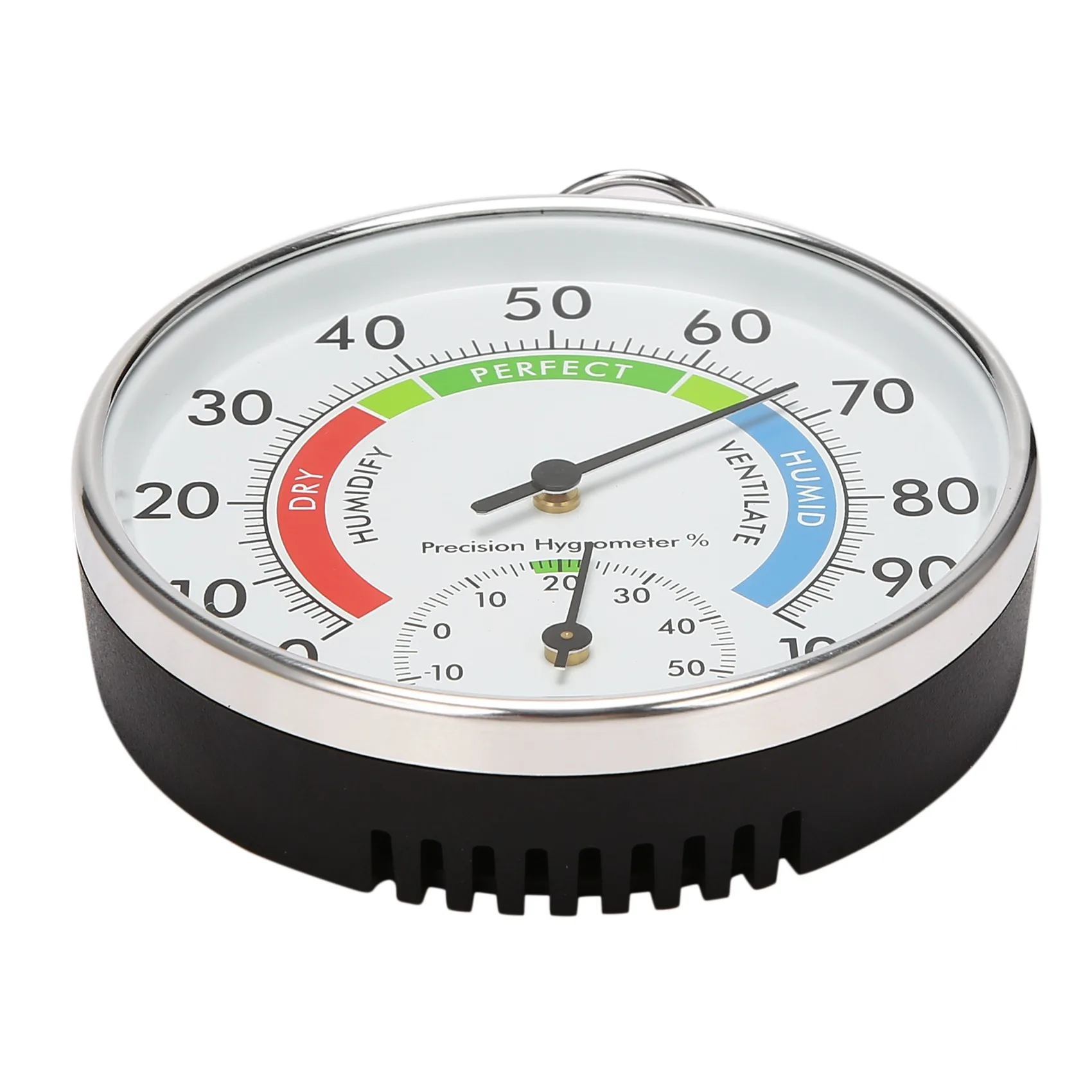 Temperature And Humidity Analog Indicator Indoor Outdoor Thermometer Hygrometer L15