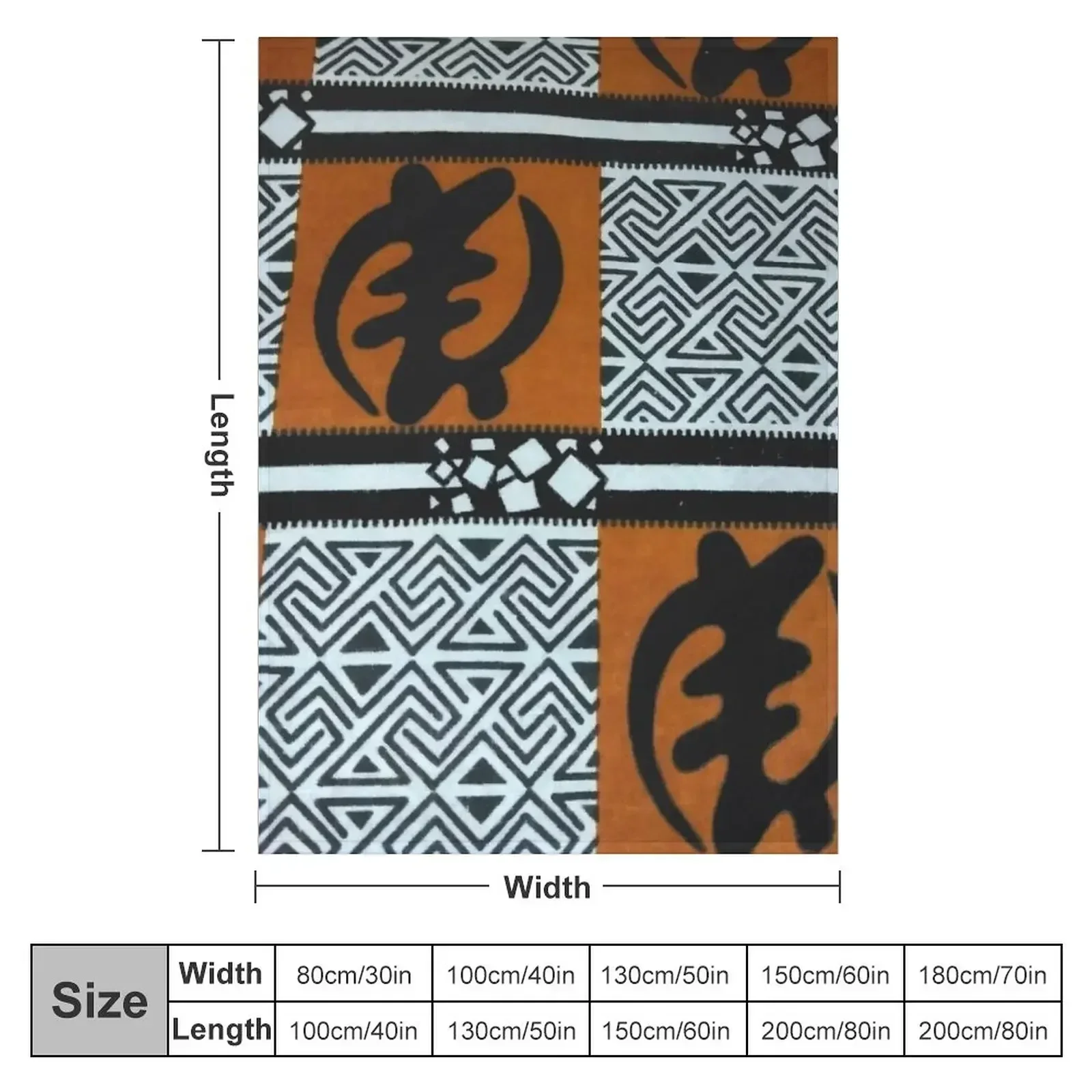 African Print Fabric Ghanaian Gye Nyame Symbol Throw Blanket Stuffeds Thermals For Travel Decorative Throw Weighted Blankets