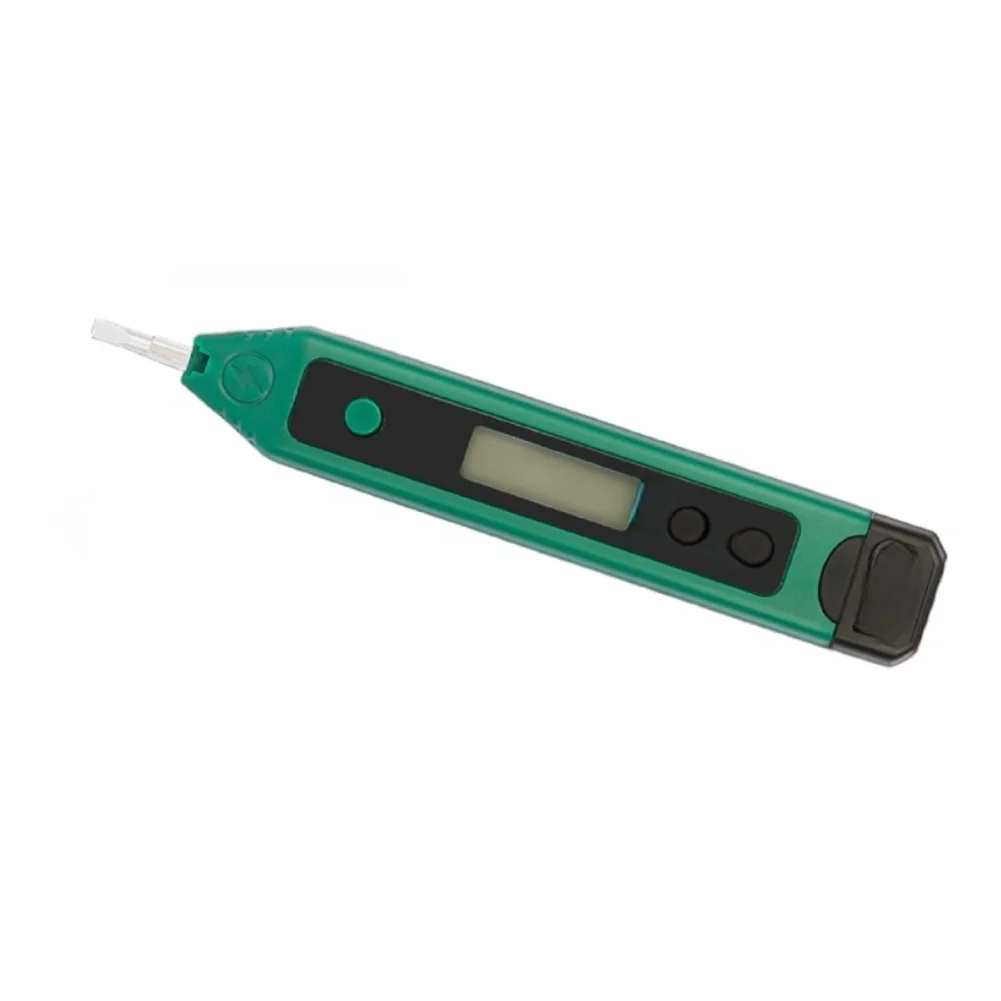 Multifunctional Voltage Tester Pen with LED Display for AC DC Testing 12V to 220V Non Contact Electrician Tool