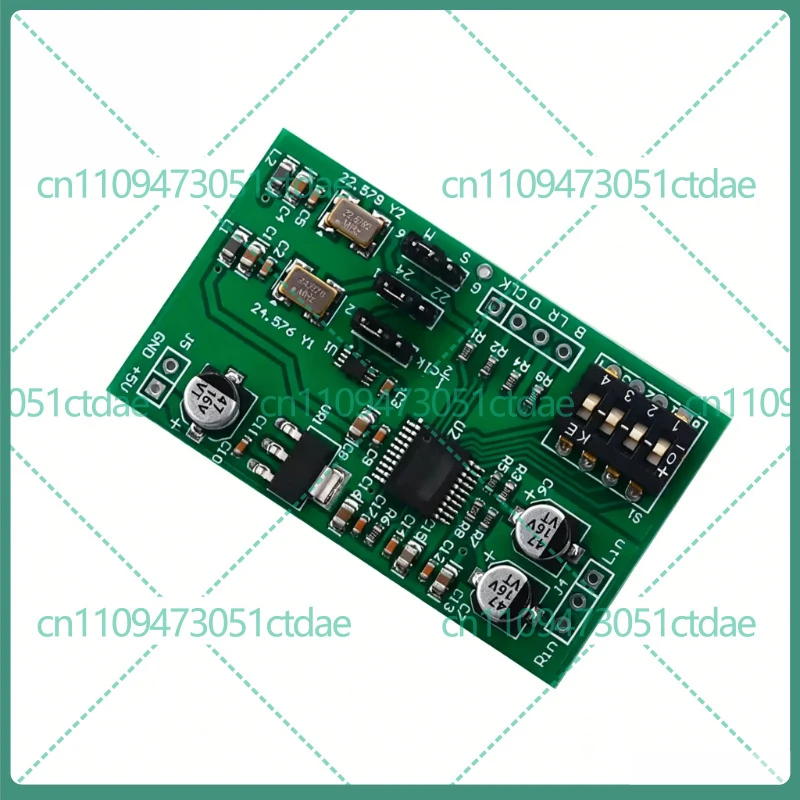 1-5pcs For AUX Analog To I2S Digital Conversion Board Dual Channel 24Bit ADC High Precision Audio Collection DIY Accessory