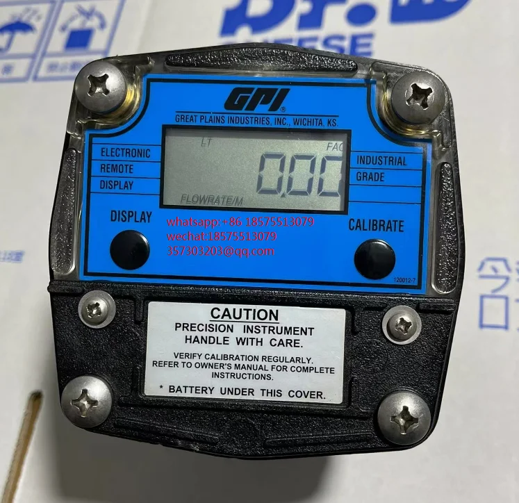 

For GPI GM005 Gear Flowmeter Flow Range 2 to 30 L/min New 1 Piece