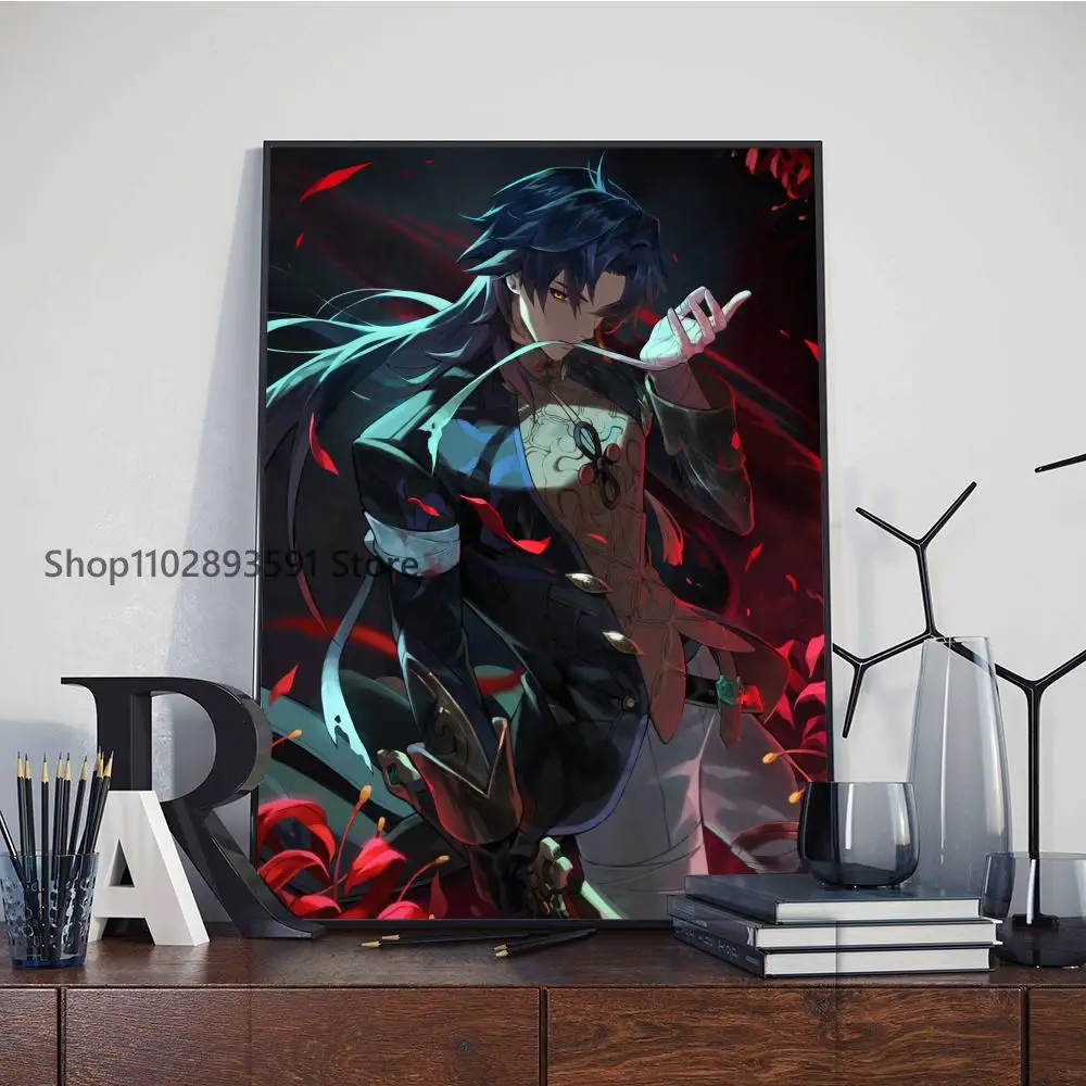 1pc Honkai star Rail Blade Poster Paper Print Home Bedroom Entrance Bar Cafe Art Painting Decoration