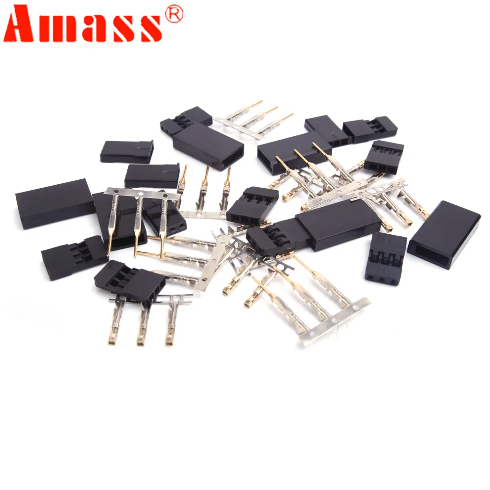 10pair Male/ Female Connector Futaba Plug For RC Model Servo Connector Receiver Battery ESC Connection Parts