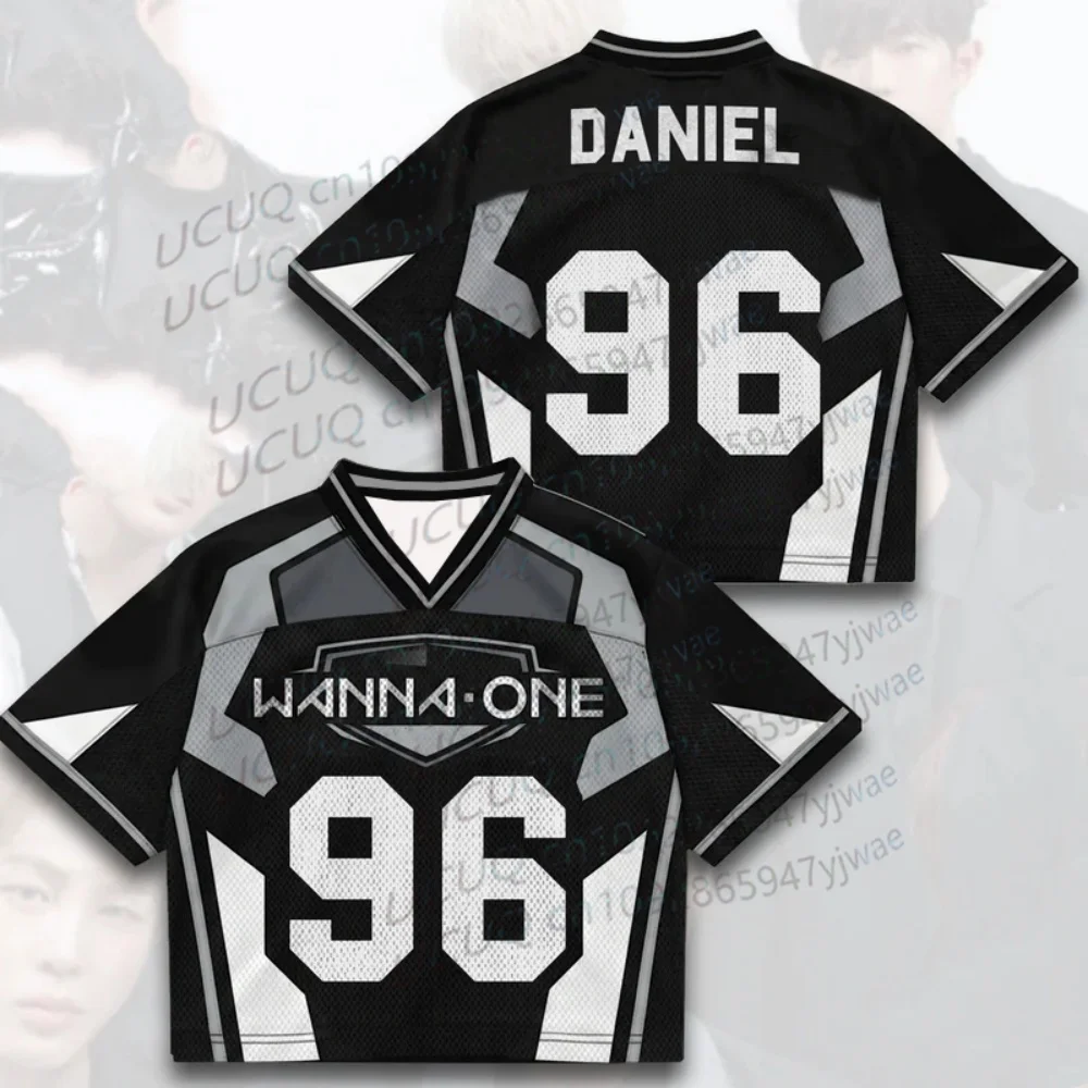 2026 New Summer Men's Women's Wanna One Day Of Come Back Mixed Mesh Jersey Gift For Fans Short Sleeve T-shirt Tops