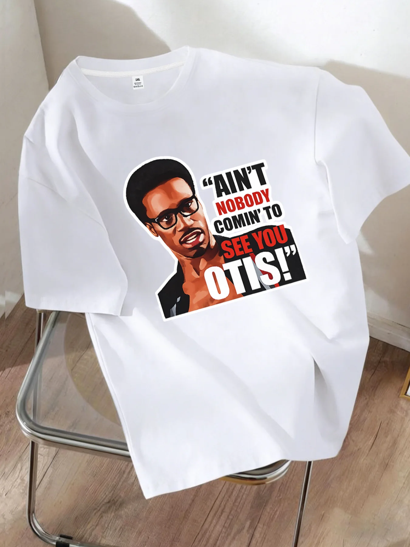 

[YJ00925]Trendy Figures and Letter Print Plus Size Women's Crew Neck T-Shirt Summer Short Sleeve Top Fashionable Versatile