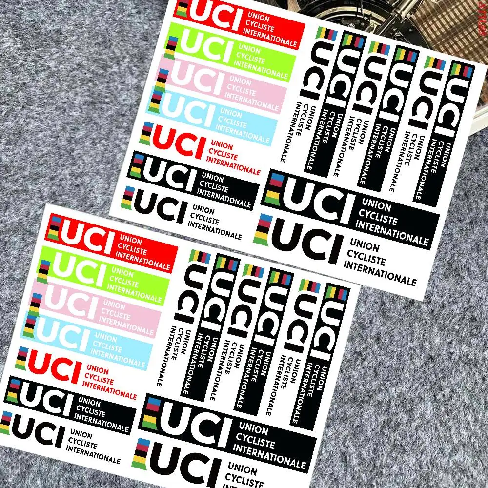 

U-UCI Bicycle Decal Set High Quality Printed and Cut Stickers Motorcycle Sticker