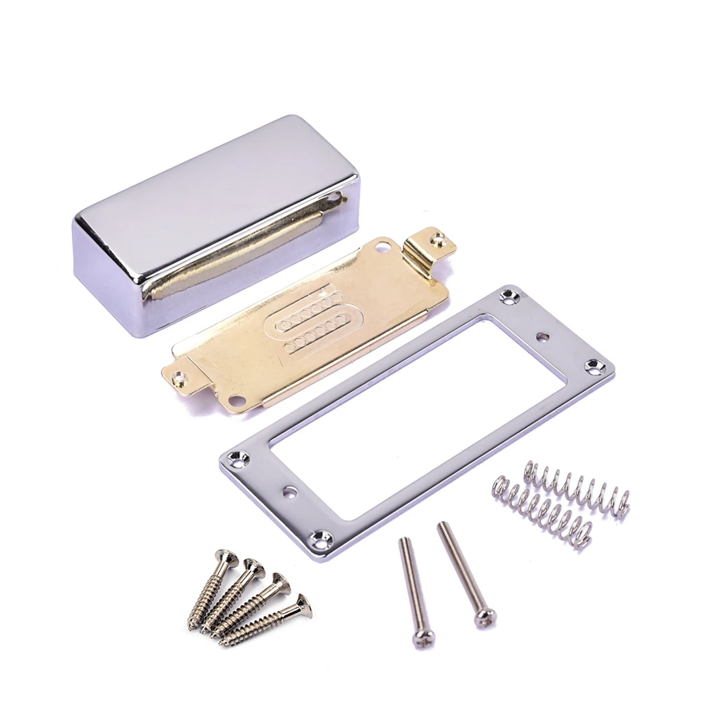 

Guitar Humbucker Pickup Mounting Kit Cupronickel Pickup Plate Cover For Electric Guitar Neck Bridge Replacement