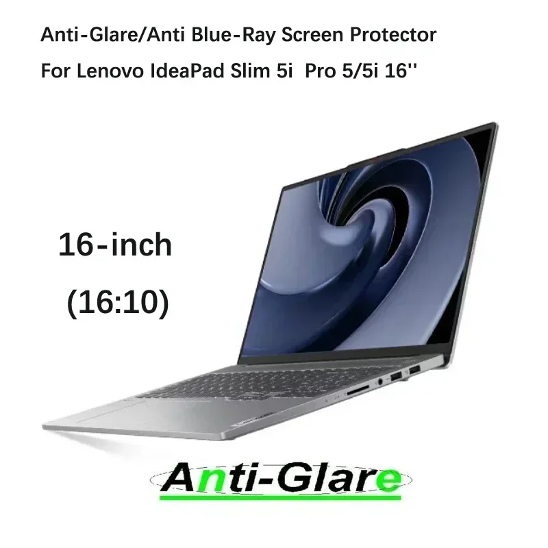 

2X Anti Blue Light and Anti Glare Screen Protector for Lenovo IdeaPad Slim 5/5i 16" Gen8/ Pro 5/5i 16'' Gen9 Gaming Laptop 16:10