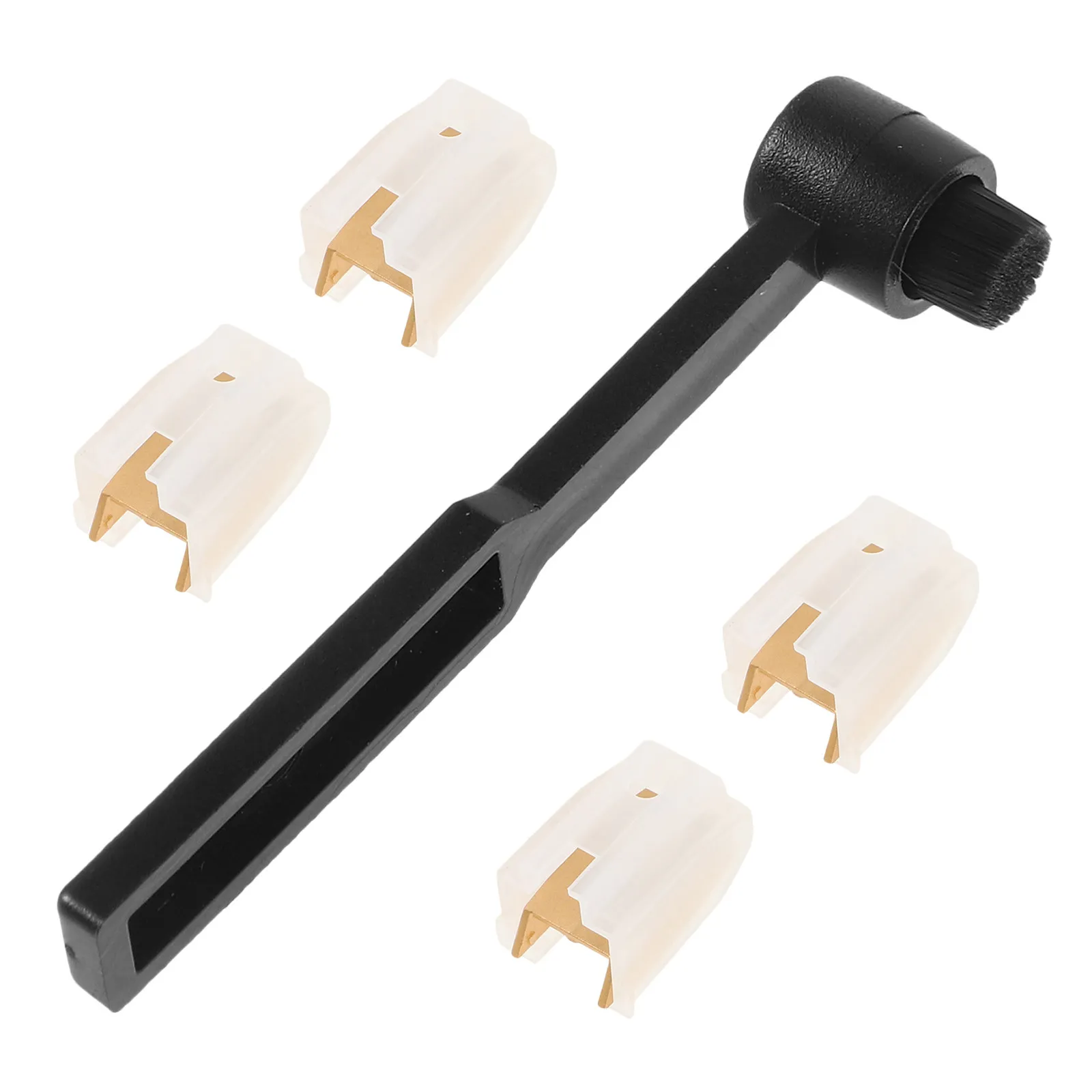 4Pcs Record Player Needle Stylus Replacement Aluminum Shaft Turntable Needle Replacement Vinyl Brush for Phonograph view 5