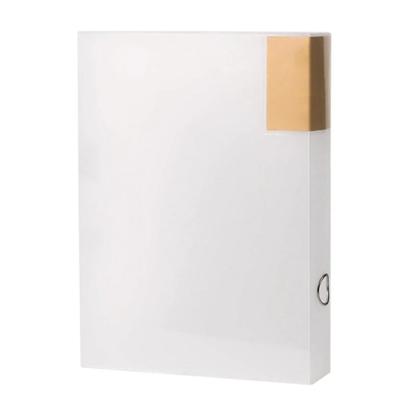 صندوق ملفات تخزين بحجم الحروف، حافظة أرشيف بلاستيكية مع غطاء صندوق لحفظ المستندات