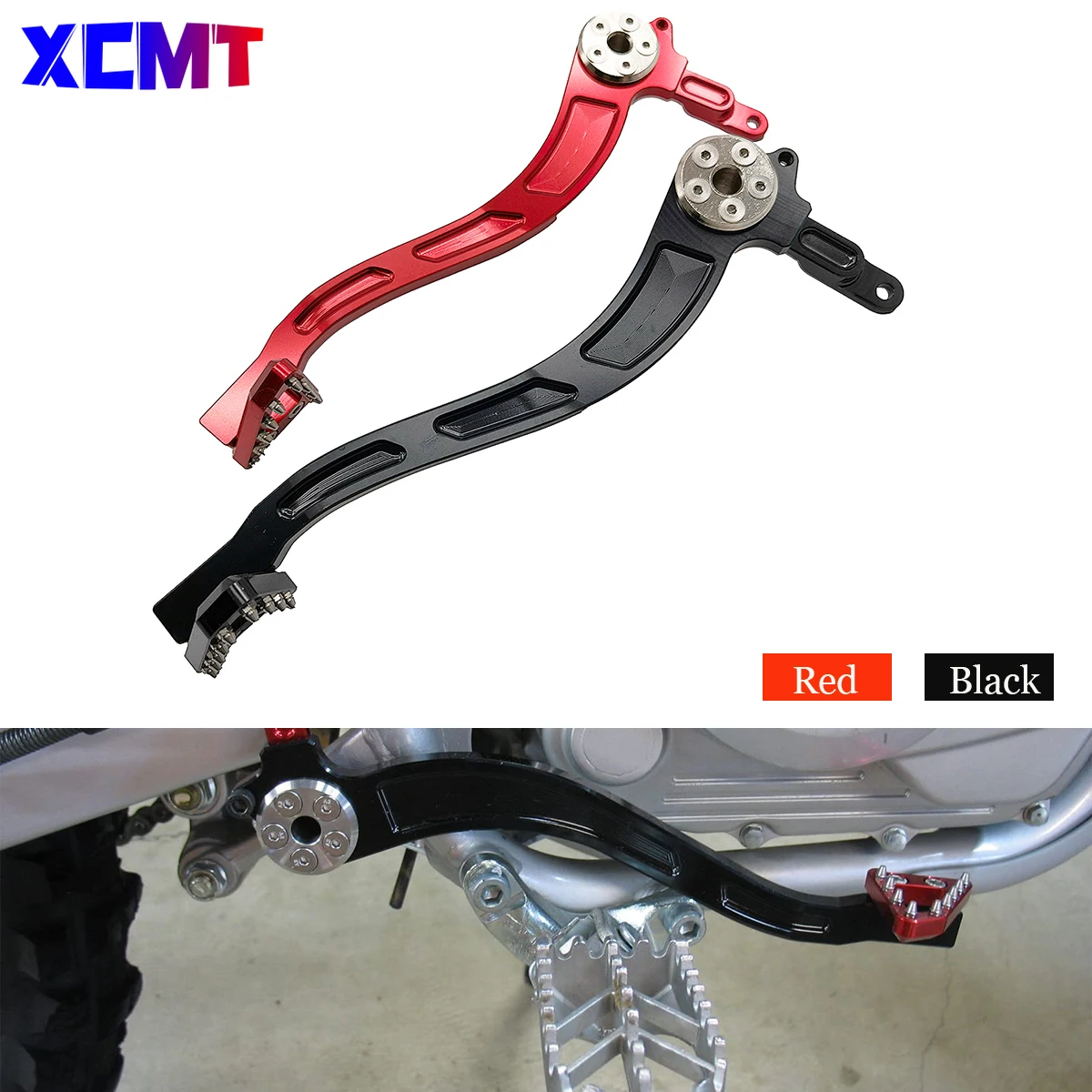 

Motorcycle CNC Aluminum For Honda Rear Brake Pedal Lever CRF 150F 230F CRF150F CRF230F 150 230 F 2003-2020 Enduro Dirt Pit Bike