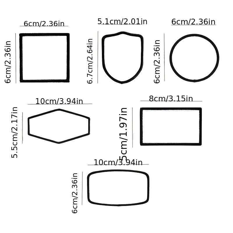 1PC Personalized Embroidered Patches Custom Logo Patches Image Text Badge for Jacket Backpack Hat Company Uniform Gift